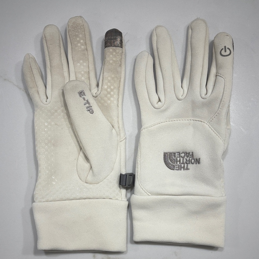 The North Face Cream Etip Touchscreen Gloves